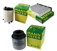 MANN-FILTER Set Para VW Scirocco 137 1.4 TSI 2KB 2KJ 2CB 2CJ 1.2 16V
