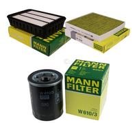 MANN-FILTER Set Peugeot 4008 4007 GP_ 2.4 16V Para Mitsubishi Outlander II CW_W