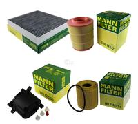 MANN-FILTER Sm Kit Aceite- Aire Combustible Filtro de Polen MOLKI-10224824