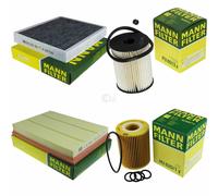MANN-FILTER Sm Kit Aceite- Aire Combustible Filtro de Polen MOLKI-10225433