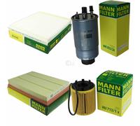 MANN-FILTER Sm Kit Aceite- Aire Combustible Filtro de Polen MOLKI-10228205