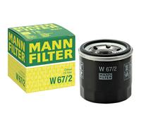 MANN-FILTER W 67/2 Filtro de aceite Filtro de aceite motor para OPEL AGILA