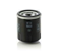 MANN-FILTER W 68 Filtro de aceite - para Automóviles + Vehículos de transporte