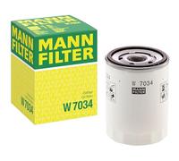 MANN-FILTER, W 7034 Filtro de aceite | Para vehículos de pasajeros, Filtración máxima, Protección del motor, Sellado de alta calidad, Calidad original OE