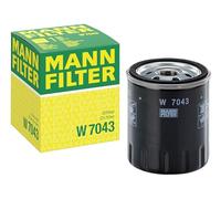 MANN-FILTER W 7043 Filtro de aceite - para Automóviles + Vehículos de transporte