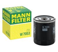 MANN-FILTER W 7053 Filtro de aceite - para Automóviles + Vehículos de transporte