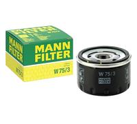 MANN-FILTER W 75/3 Filtro de aceite - para Automóviles + Vehículos de transporte