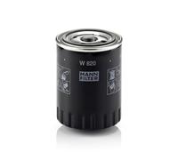 MANN-FILTER W 820 Filtro de aceite - para Automóviles + Vehículos de transporte