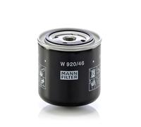MANN-FILTER W 920/46 Filtro de aceite - para Aplicaciones fuera de autopista