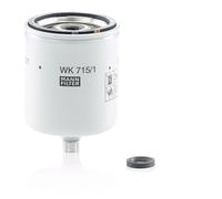 MANN-FILTER Filtro de combustible WK 715/1 x para aplicaciones fuera de autopista