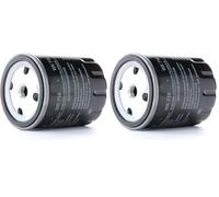 MANN-FILTER WK 716 Filtro de combustible - para Automóviles + Vehículos de transporte (Paquete de 2)