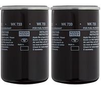 MANN-FILTER WK 733 Filtro de combustible - para Camiones + Autobuses (Paquete de 2)