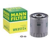 MANN-FILTER WK 817/3 x Filtro de combustible - para Automóviles + Vehículos de transporte