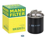 MANN-FILTER WK 820/2 x Filtro de combustible - para Automóviles + Vehículos de transporte