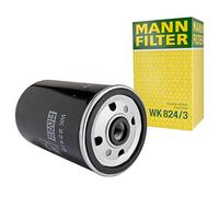 Mann Filter Filtro de combustible WK 824/3 para automóviles y vehículos de transporte