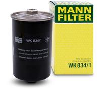MANN-FILTER WK 834/1 Filtro de combustible - para Automóviles + Vehículos de transporte