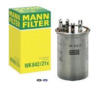 MANN-FILTER WK 842/21 x Filtro de combustible - para Automóviles + Vehículos de transporte