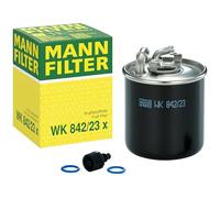MANN-FILTER WK 842/23 x Filtro de combustible - para Automóviles + Vehículos de transporte