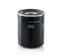 Mann Filter Filtro de aceite WP 928/80 para automóviles y vehículos de transporte