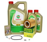 Mann Filtro + 7L Castrol 5W30 Ll para BMW 1er-6er E81 E90 F30 E60 X1 X3 X5 Z4