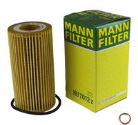 Mann Filtro Con Junta Anillo para Audi A6 Avant 3.0 50 Tdi Suave Hybrid Quattro