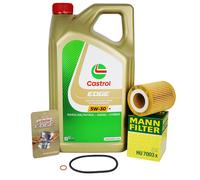 Mann Filtro de Aceite + 5L castrol edge 5W-30 M para BMW 1-er F20 114I 118I 3er