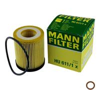 MANN Filtro De Aceite Con Junta Para Opel Astra G Caravan 1.8 16V