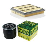 MANN Filtro Set Aceite Filtro Aire Inspección Set MOL-9693571