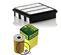 MANN Filtro Set Aceite Filtro Aire Inspección Set MOL-9694627