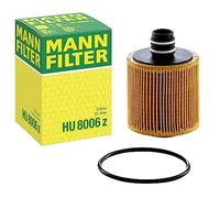 MANN-FILTER Filtro de aceite para FIAT: Punto, Bravo, Tipo, Ducato, 500, Freemont, Doblo, Idea, Aegea & ALFA ROMEO: Giulietta, Mi.To (Ref: HU 8006 z)