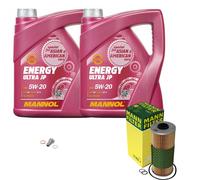 MANN Inspección Set 10 L MANNOL Energy Ultra JP 5W-20 para BMW E32 750i V12