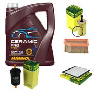 MANN Inspección Set 5L MANNOL Ceramic Pro 10W-40 Para Citroën