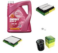MANN Inspección Set 5L MANNOL Energy Ultra JP 5W-20 para Hyundai i10 1.1