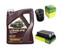 MANN Inspección Set 5L MANNOL LONGLIFE 504/507 5W-30 Para Hyundai i20 GB 1.2