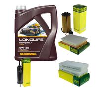 MANN Inspección Set 5L MANNOL LONGLIFE 504/507 5W-30 Para MINI Mini F55 Cooper