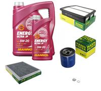 MANN Inspección Set 6L MANNOL Energy 5W-20 para Hyundai i30 1.4 1.6 GDi