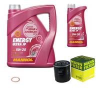 MANN Inspección Set 6L MANNOL Energy 5W-20 para Rover 200