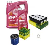 MANN Inspección Set 6L MANNOL Energy Ultra JP 5W-20 para Hyundai IX35 2.0 KIA
