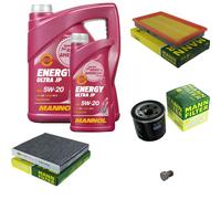 MANN Inspección Set 6L MANNOL Energy Ultra JP 5W-20 para Nissan Almera II 1.5