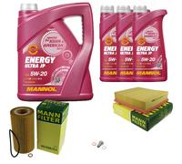 MANN Inspección Set 8 L MANNOL Energy 5W-20 para BMW E38 740i iL 730i E32
