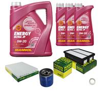 MANN Inspección Set 8 L MANNOL Energy Ultra JP 5W-20 para Hyundai IX35 2.0 KIA
