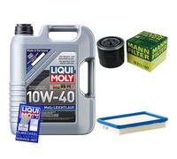 Mann Inspección Set Liqui Moly 5L 10W-40 para Hyundai Accent I 1.5i 12V