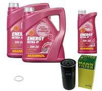 MANN Inspección Set MANNOL Energy Ultra JP 5W-20 para Porsche 928 11 L