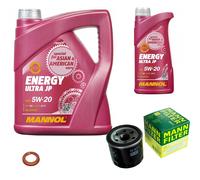 MANN MANNOL Energy 5W-20 Pack De Inspección 6 L Para Nissan Micra IV 1.2 Note