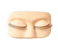 Mannequin Head For Lashes - Silicone Reusable Training Model, Eyelash Extension Practice Face Providing Realistic Application | Durablee Beauty Learning Accessory Enhancing Develop