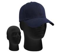 Mannequin Head for Wigs - Velvet Wig Stand Display, Black Velvet Mannequin Head | Male Manikin Display Model for Eyewear, Glasses, Headphone, Jewelry, Hats, Scarves, Hair Accessories, Cosmetology Styl