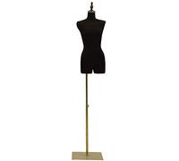Mannequin Tastres Forma de vestimenta femenina Tasking de vestimenta Mannequín Mannequín Busto Los fabricantes de vestidos de vestir para la exhibición de joyas de ropa, dos tamaños (DM) Made in