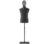Mannequin Tastres Forma de vestir de manianas Mannequin Mannequin Mannequin, soporte de metal y cabeza hueca, vestimenta de ropa para hombres forma para el dormitorio/formación de vestimenta de
