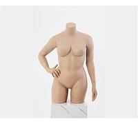 Mannequin Torso Half Body Mannequin Plus Size Fiberglass Female Mannequin Torso for Pajamas Underwear and Bra Display Dummy Model Display Dress Form (Color : MILLER-SA3B)