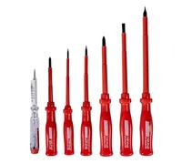 Brüder Mannesmann M 1187-PROFI - Juego de atornilladores para electricidad (7 piezas)